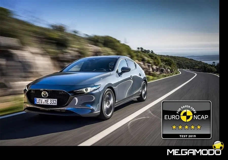 Nuova Mazda3 conquista le 5 Stelle Euro NCAP