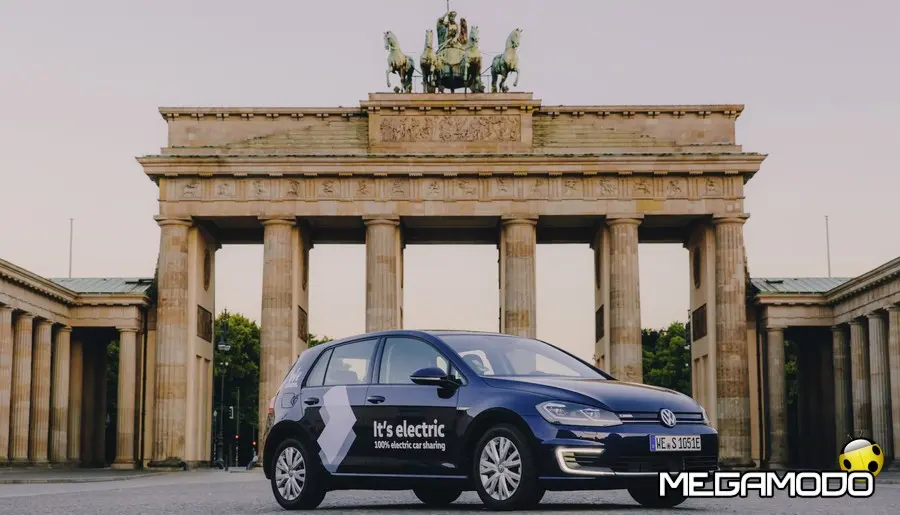 Volkswagen inaugura il car sharing elettrico "WeShare" a Berlino