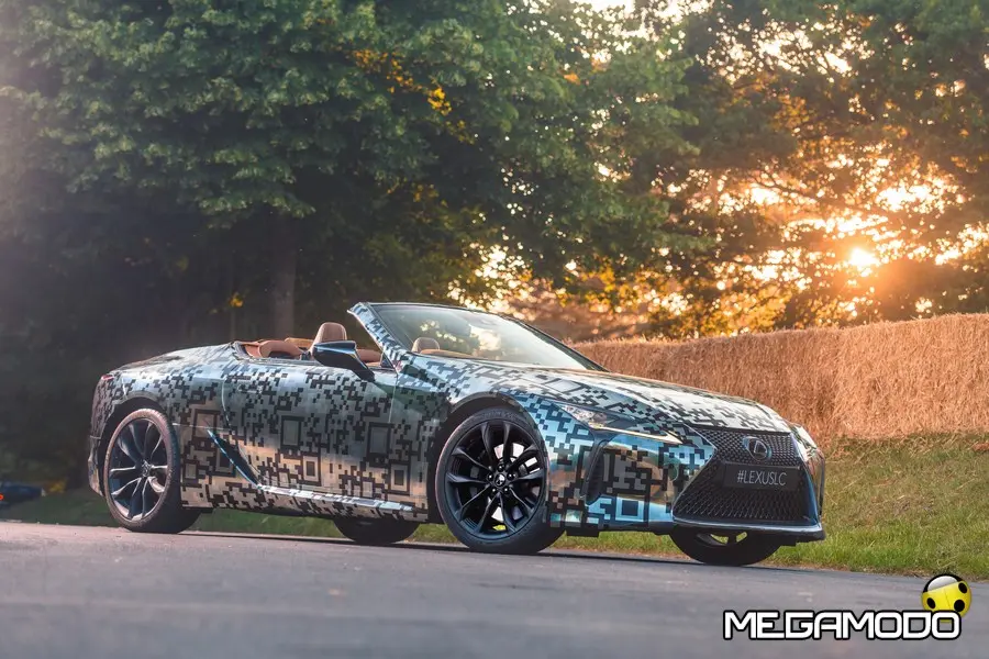 Lexus svela il prototipo LC Convertible al Festival di Goodwood