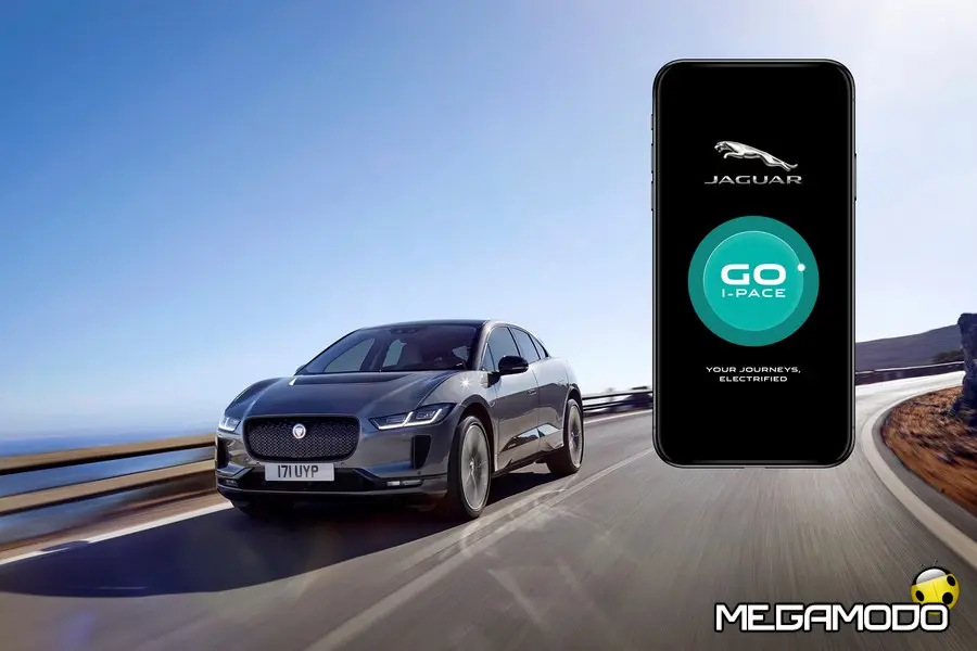 Jaguar I-Pace elettrica con app Go I-PACE