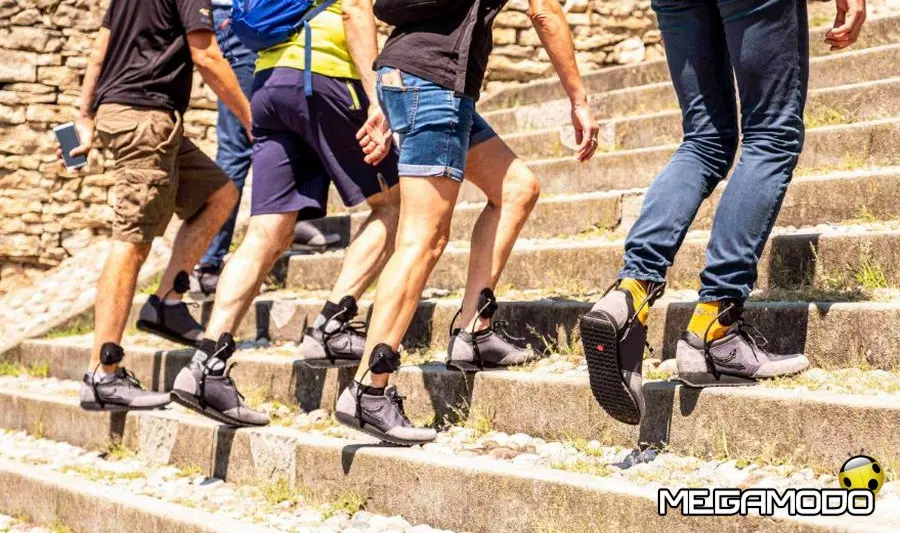 Grin Shoes, scarpe "Alate" dotate di supporto tibiale speciale