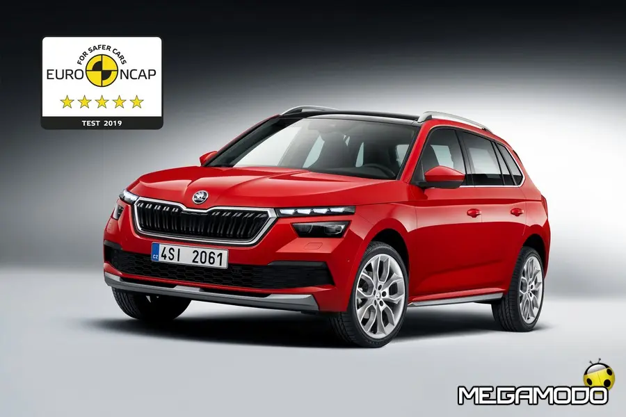 Skoda Kamiq brilla nei test Euro NCAP