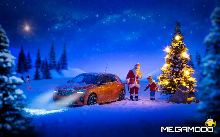 La nuova Opel Corsa-e accende le luci del Natale