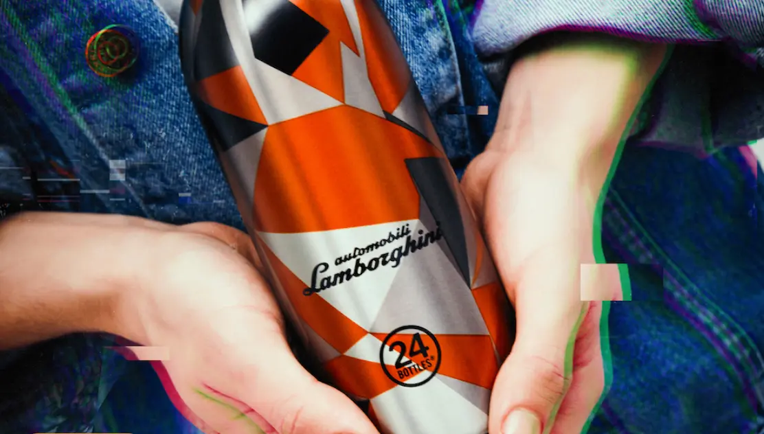 Lamborghini e 24bottles: una borraccia ispirata all'Aventador
