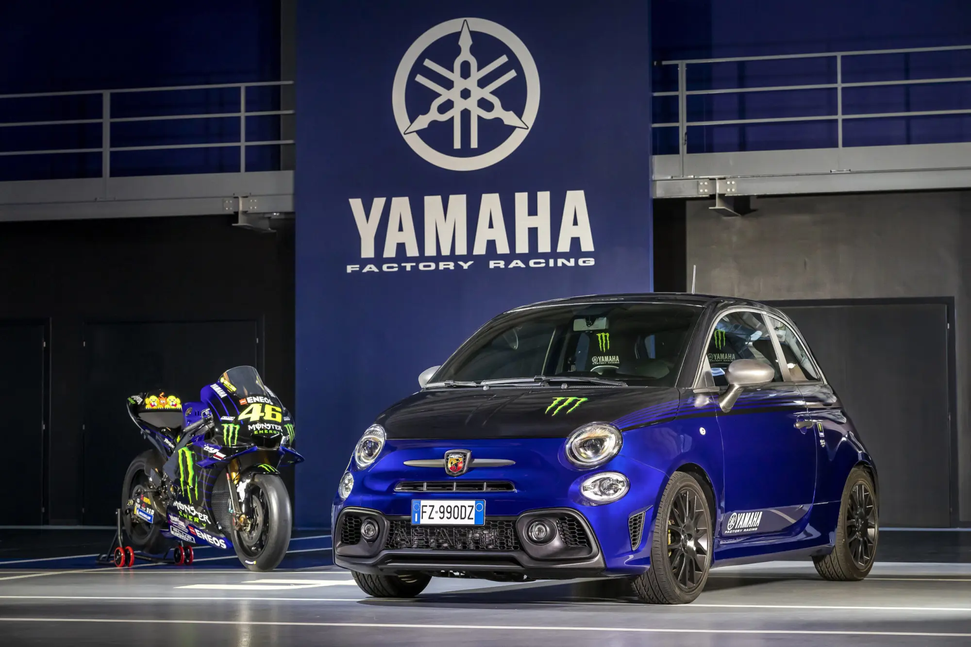 Abarth: ecco le 595 Scorpioneoro e Monster Energy Yamaha