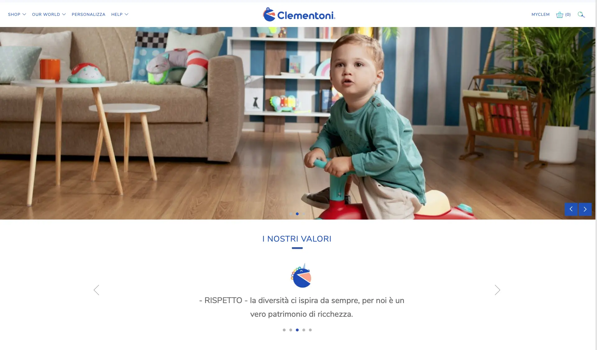 Clementoni: ecco il nuovo sito con lo shop online