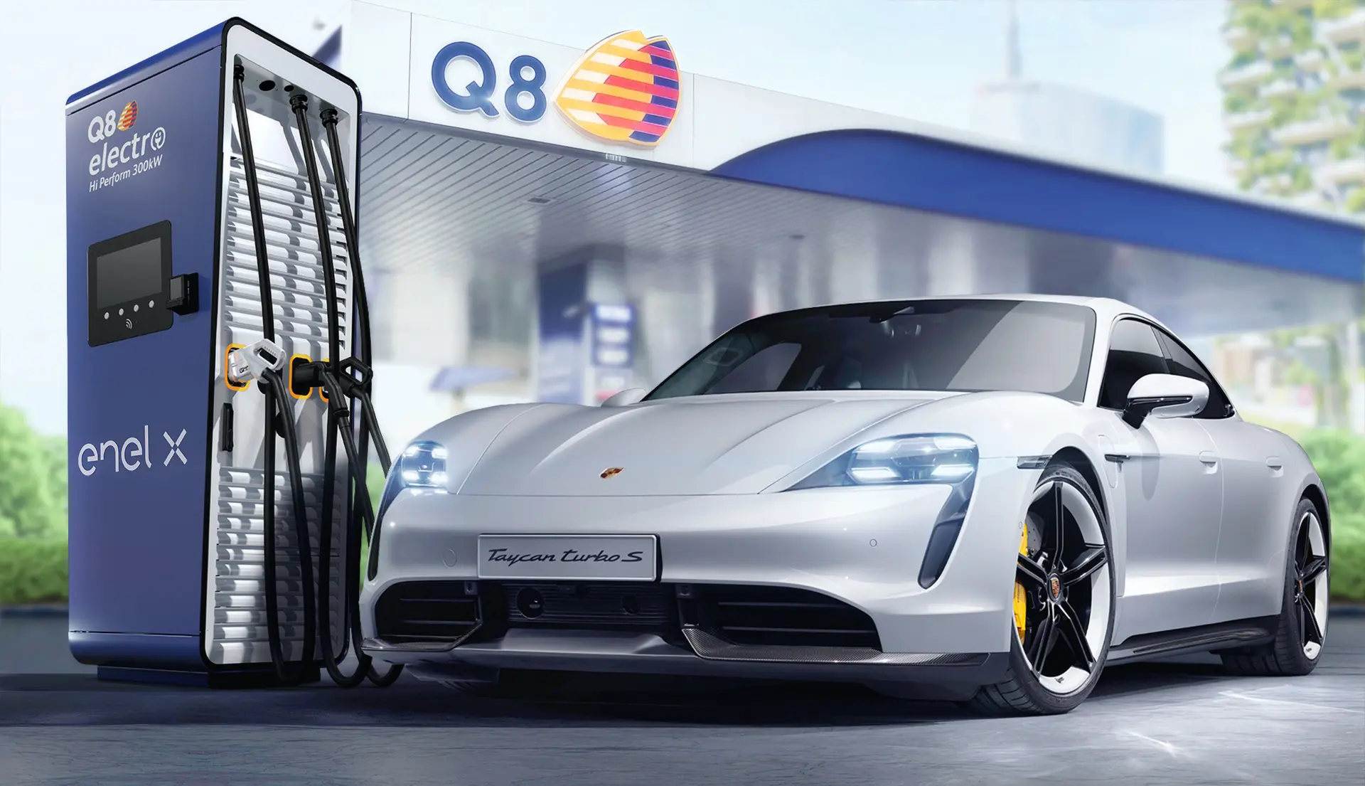 Porsche, Q8 e Enel X insieme per ampliare la rete di ricarica ultrafast