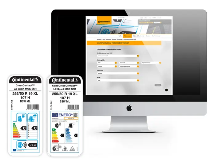 Continental introduce una nuova etichetta europea per pneumatici