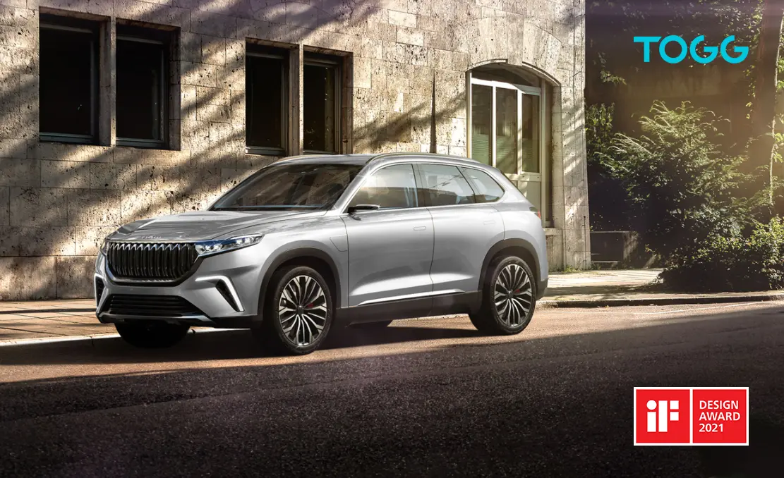 TOGG riceve l’iF Design Award per il C-SUV disegnato con Pininfarina