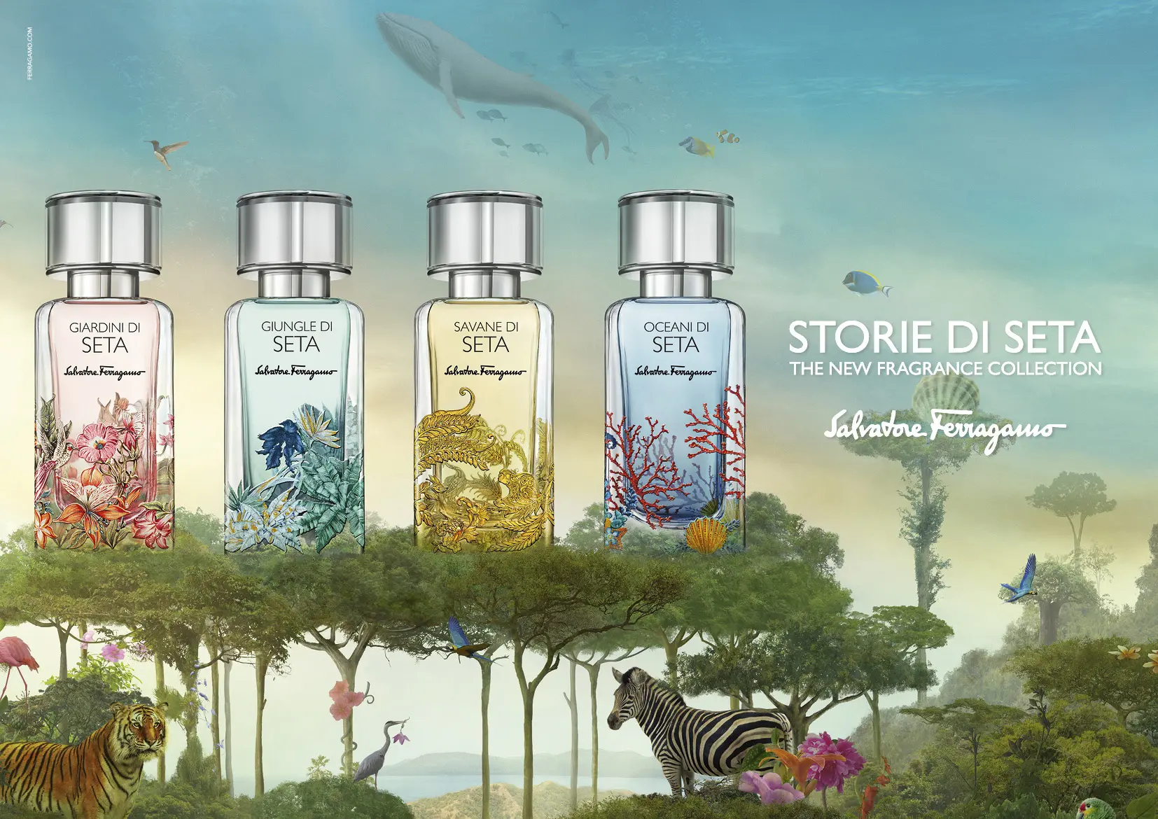 Storie di Seta: una Collezione di quattro fragranze da Salvatore Ferragamo