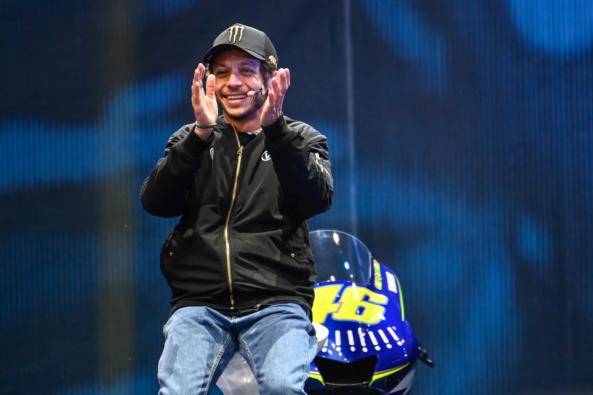 Valentino Rossi "rockstar" all' EICMA