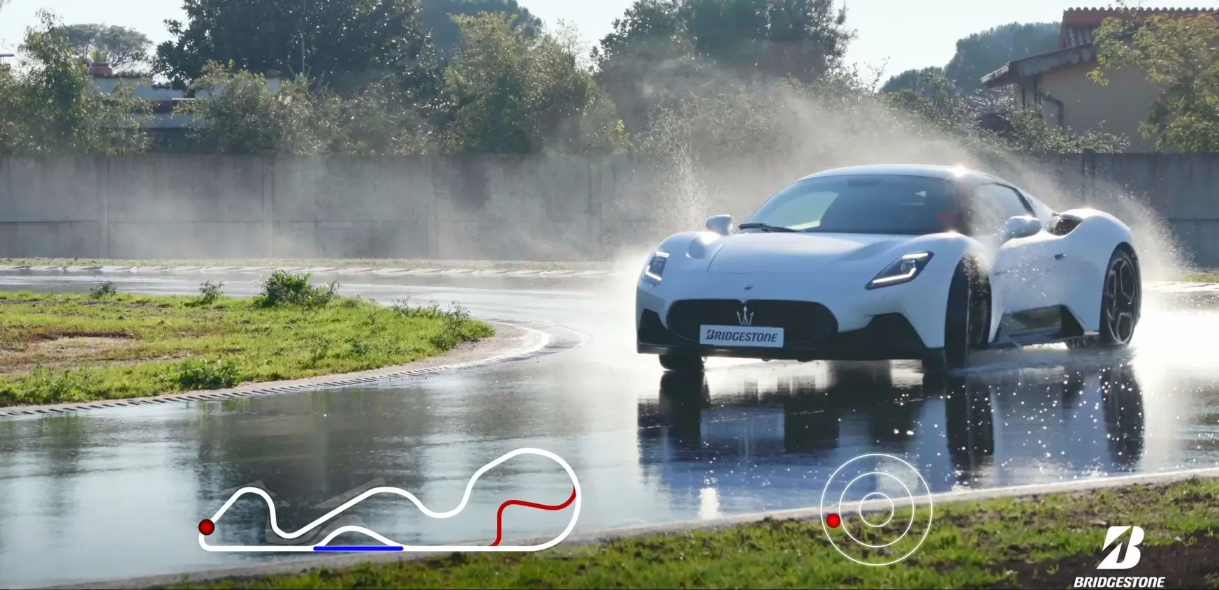 Bridgestone: ecco la nuova pista di Wet Handling presso l’European Proving Ground di Roma