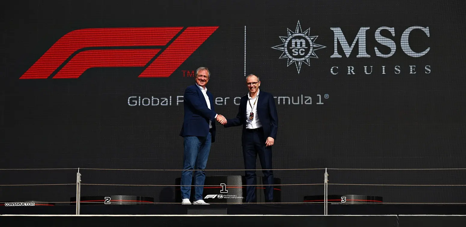 Msc Crociere diventa global partner della Formula 1