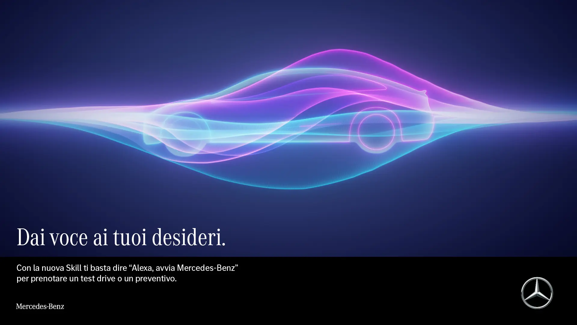 Mercedes: "Alexa, prenota un test drive!"