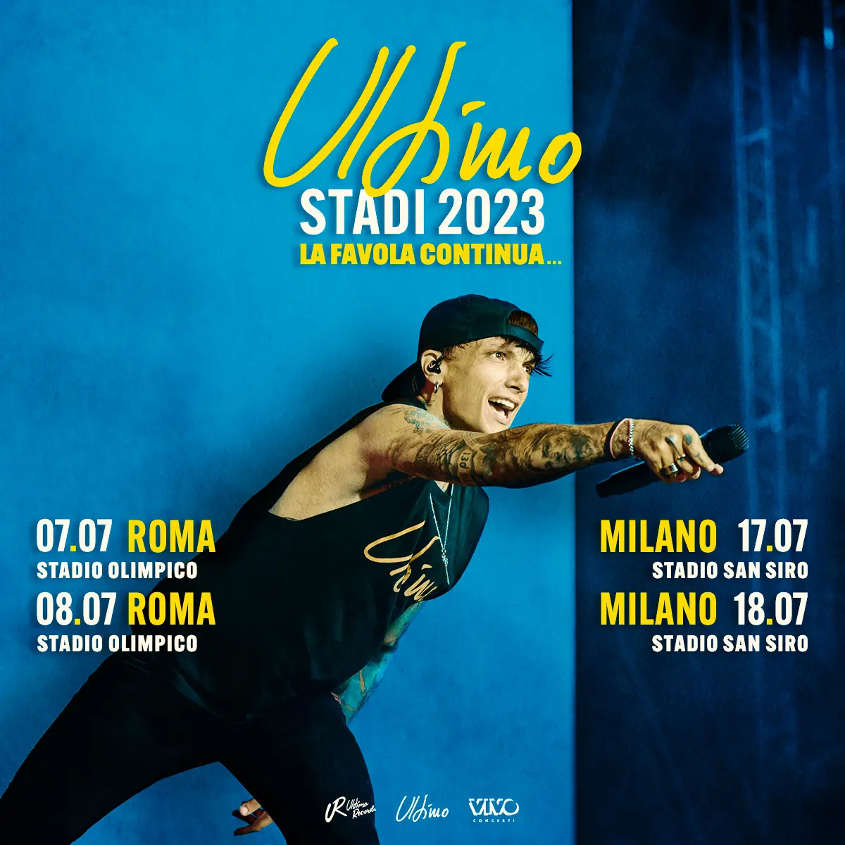 Ultimo, "La Favola Continua...": annunciate quattro nuove date del tour