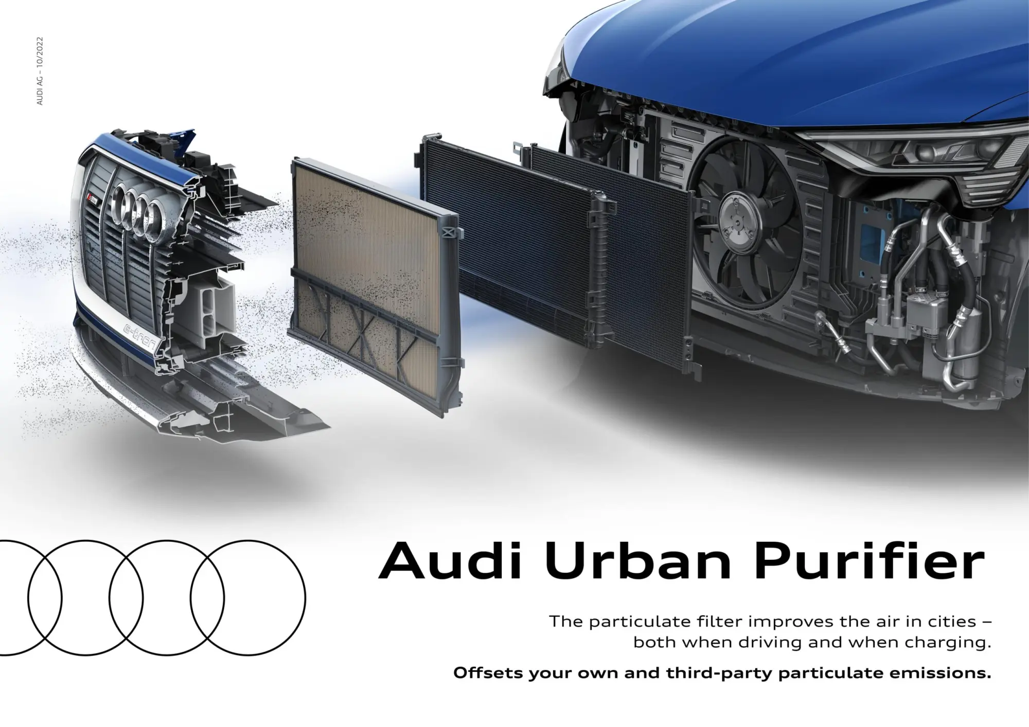 Audi Urban Purifier: le elettriche dei quattro anelli per migliorare l’aria
