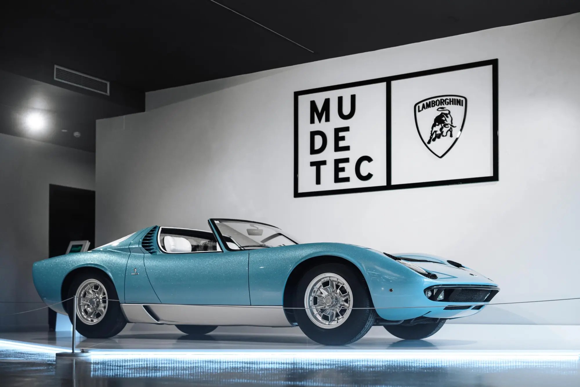 Lamborghini Miura Roadster: esemplare unico del '68 è esposto al MUDETEC