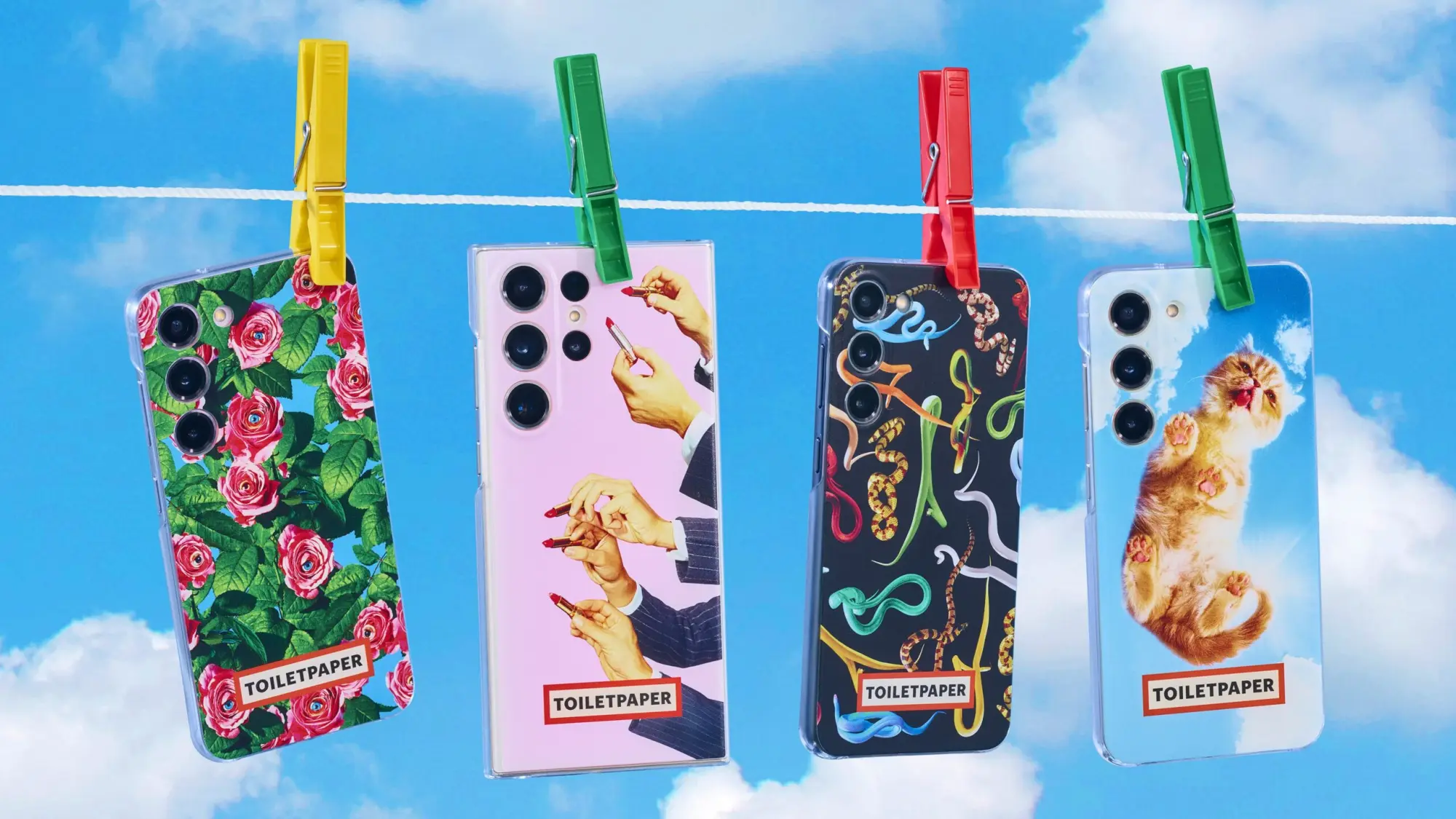 Samsung e TOILETPAPER insieme: una nuova serie di cover per la serie Galaxy S23
