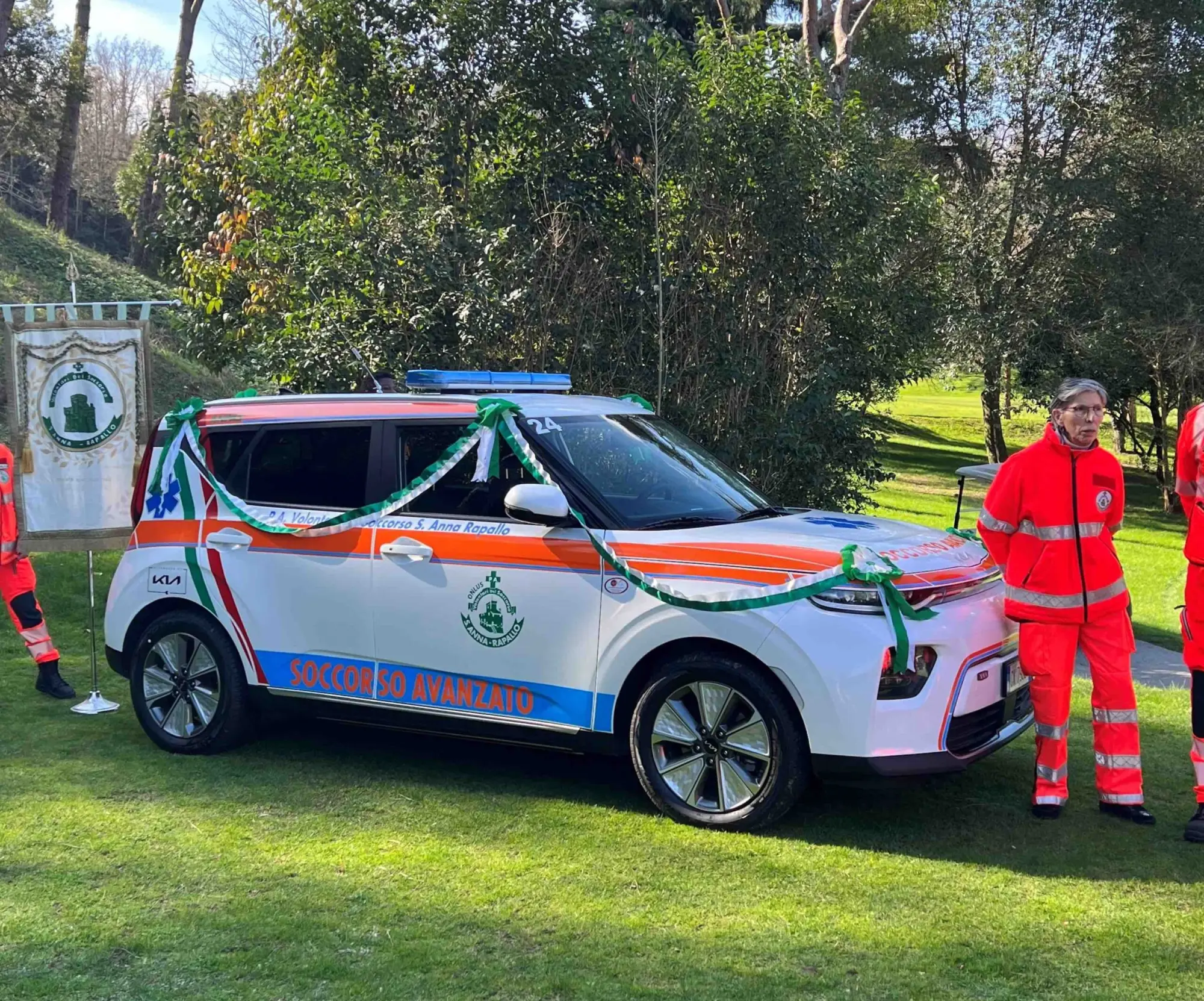 Kia dona una Soul per il soccorso all’Associazione Volontari Sant’Anna di Rapallo
