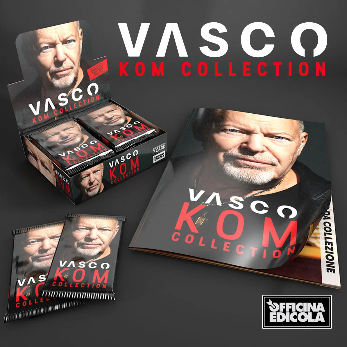 VASCO KOM COLLECTION: la collezione di card dedicata ai 45 anni di carriera