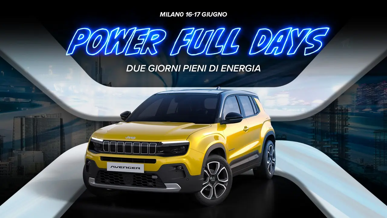 Jeep Avenger protagonista ai "Power Full Days"