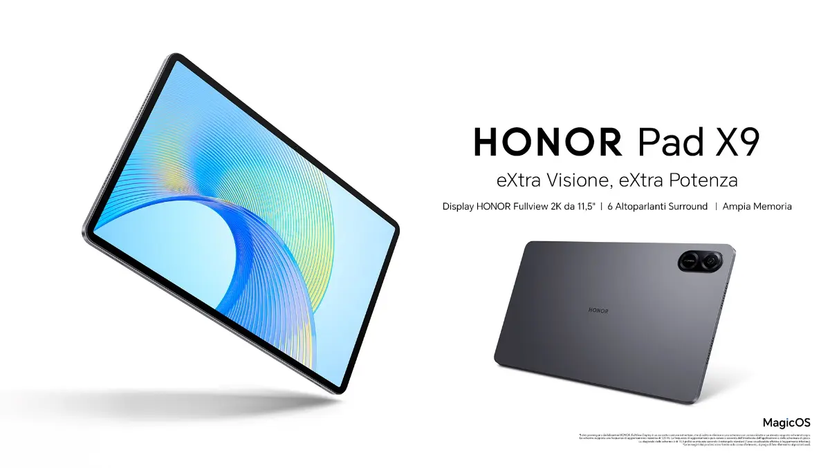 Honor: Pad X9 arriva in Italia