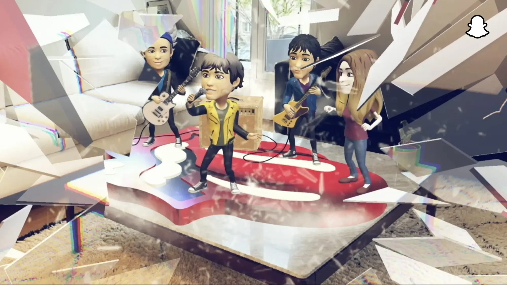 Rolling Stones: un concerto privato in salotto con Snapchat