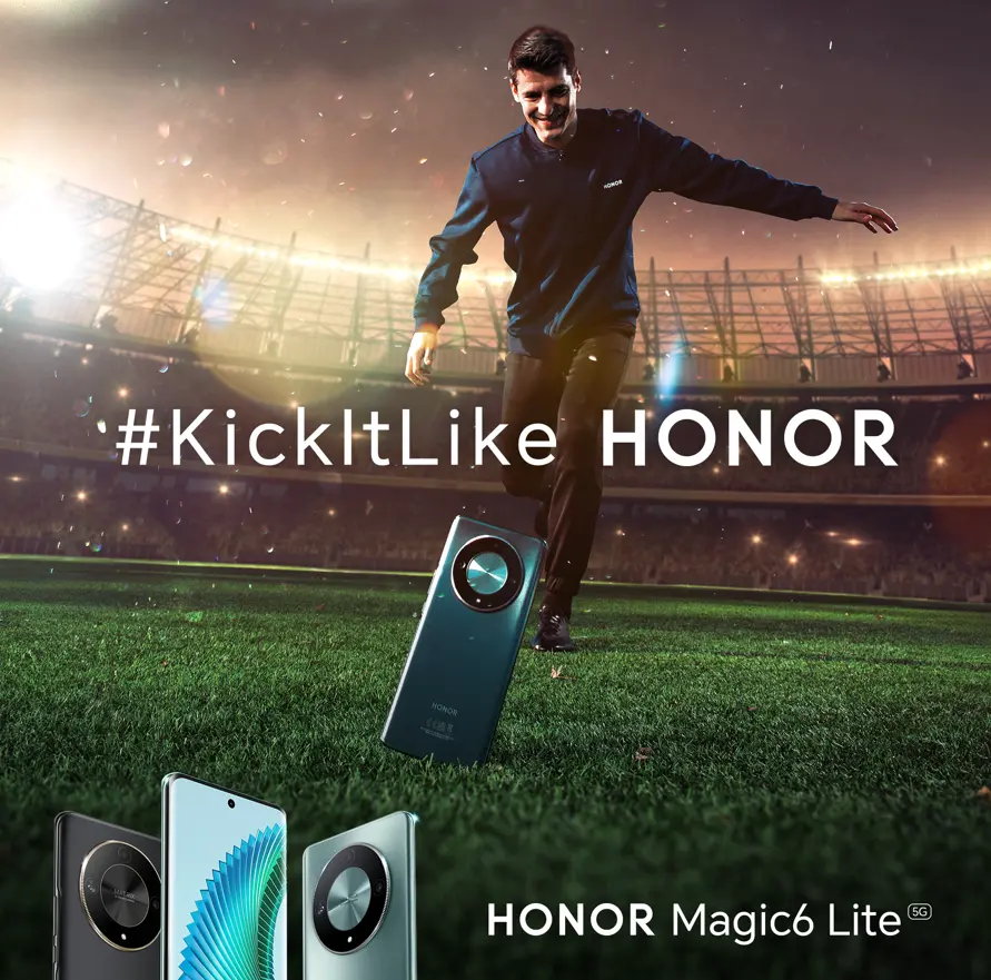 Alvaro Morata si allea con HONOR per un test di durata