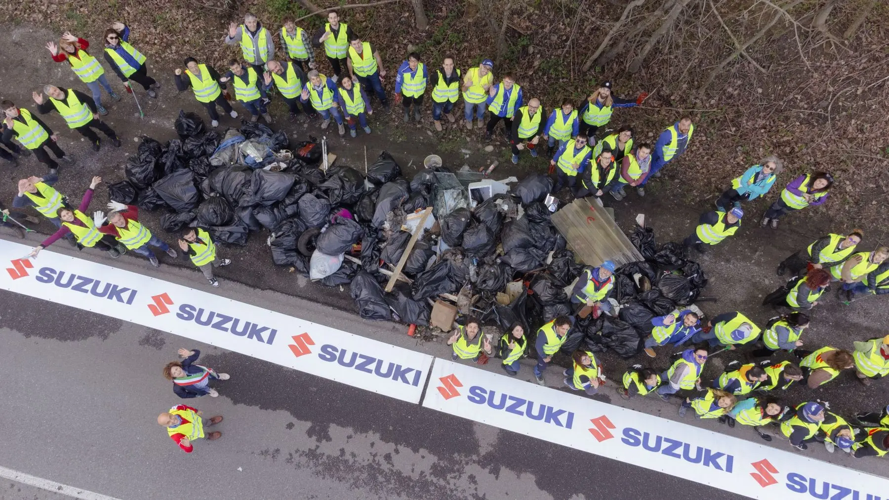 Suzuki Save The Green 2024: raccolti 1,64 tonnellate di rifiuti