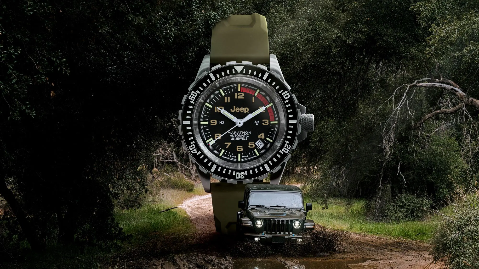 Jeep e Marathon Watch presentano una nuova collezione di orologi
