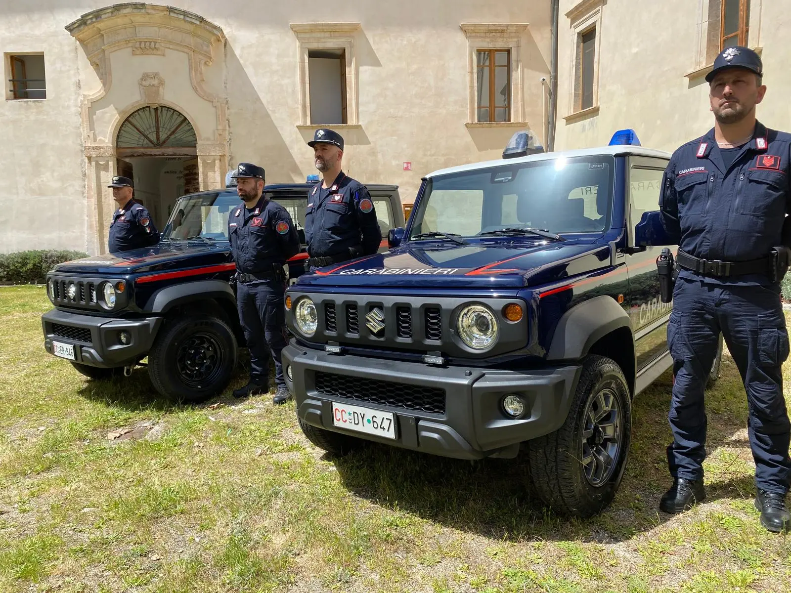 Suzuki: quattro Jimny PRO ai Carabinieri dei Parchi Nazionali