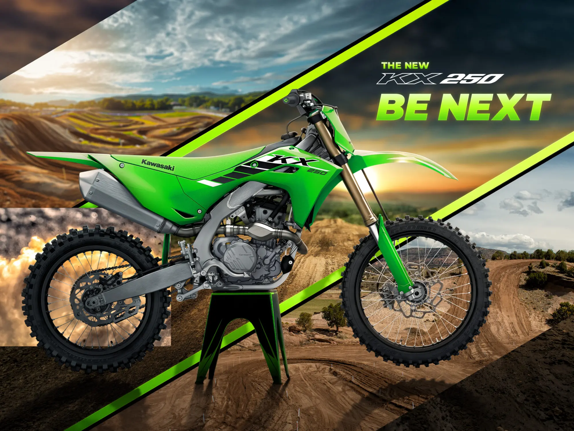 Kawasaki: ecco la nuova KX250 MY25