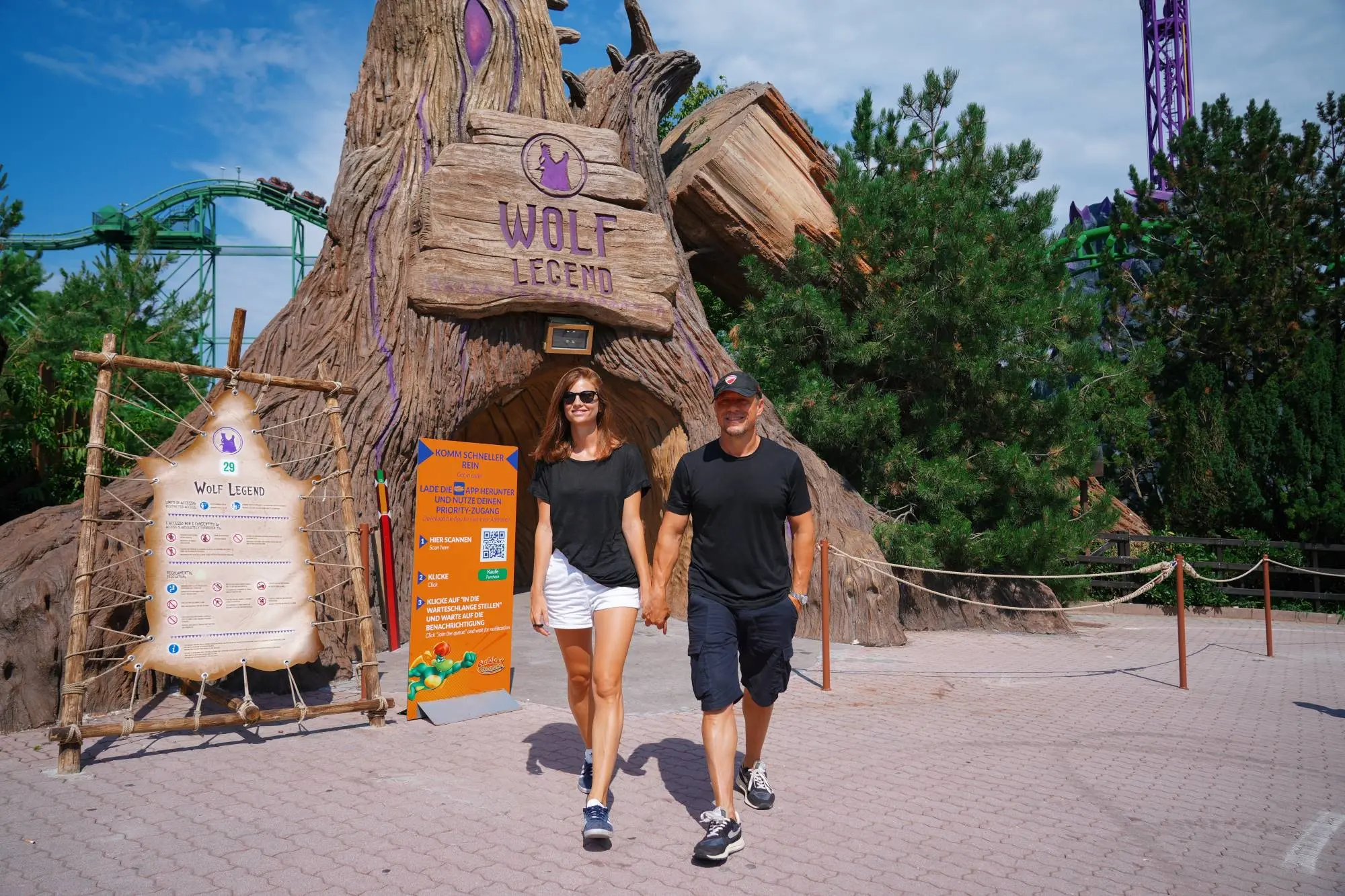 Stefano Accorsi: momenti di spensieratezza con la famiglia a Gardaland