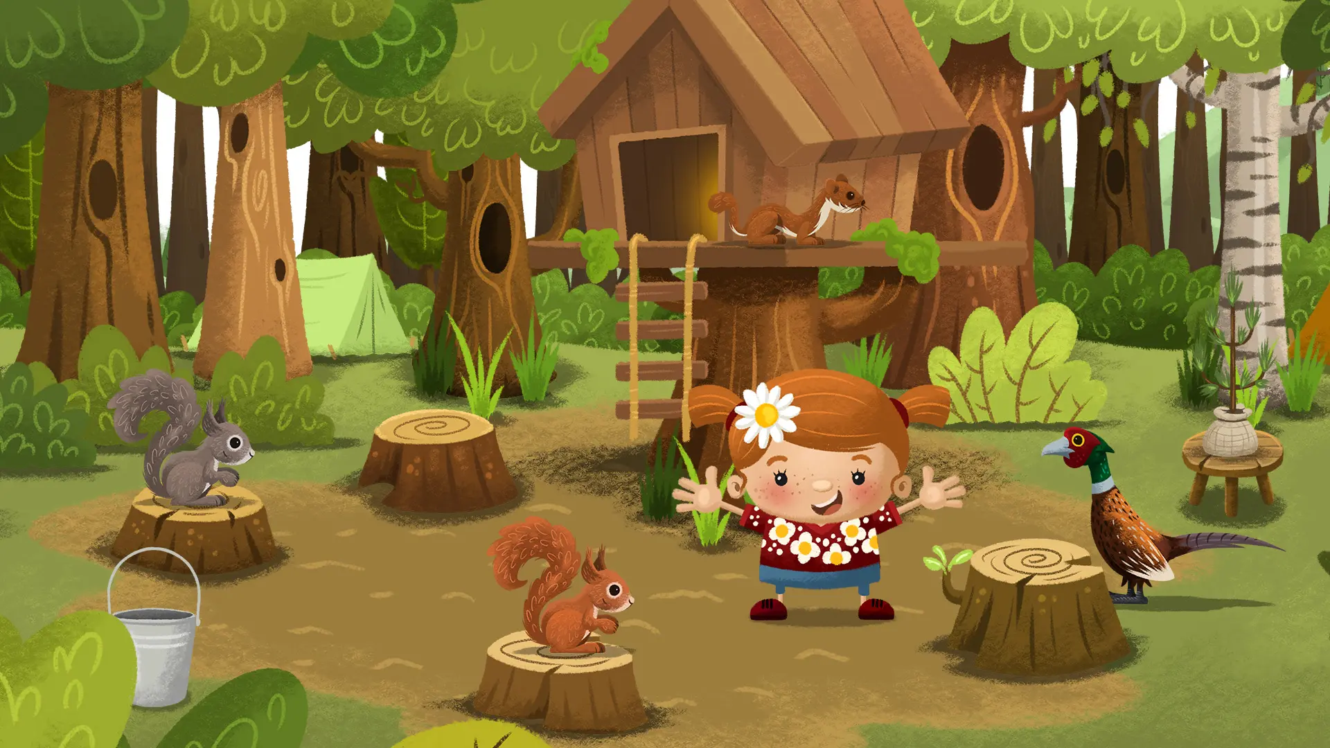 Nuove emozionanti avventure nel bosco con Farming Simulator Kids, ecco gli scoiattoli