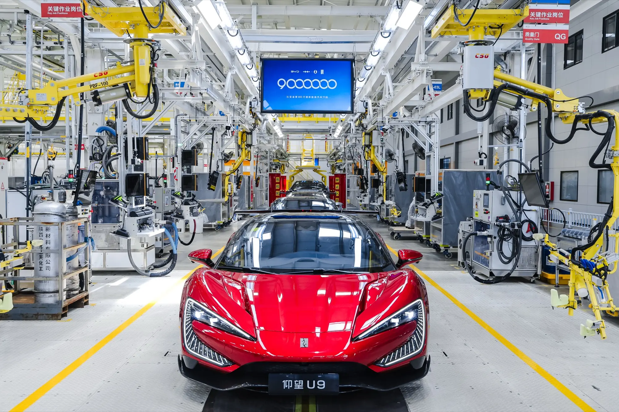 BYD produce il 9milionesimo veicolo NEV