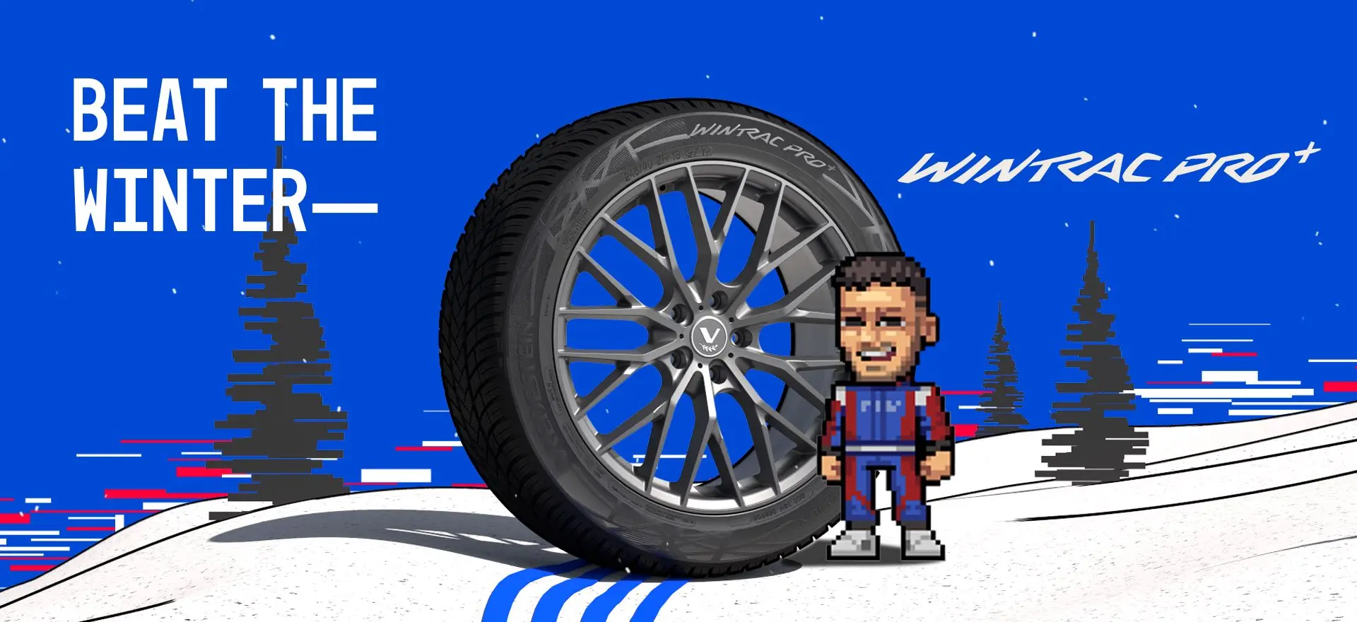 Vredestein Wintrac Pro+: per il debutto il nuovo gioco digitale "Beat the winter"