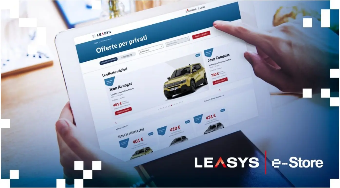 Leasys e-Store: Leasys lancia il nuovo marketplace digitale