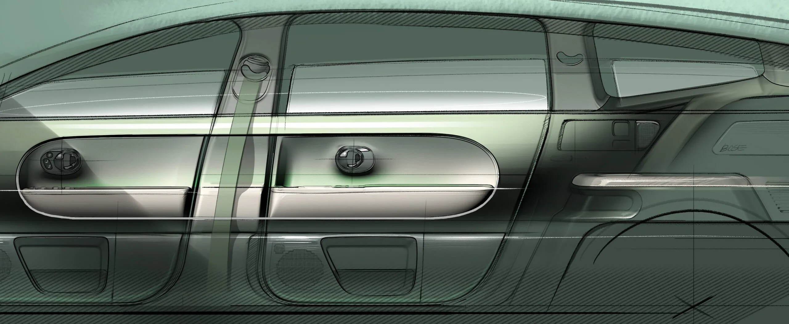 Hyundai svela l'anteprima dei lussuosi interni di IONIQ 9: un salotto ispirato alla natura