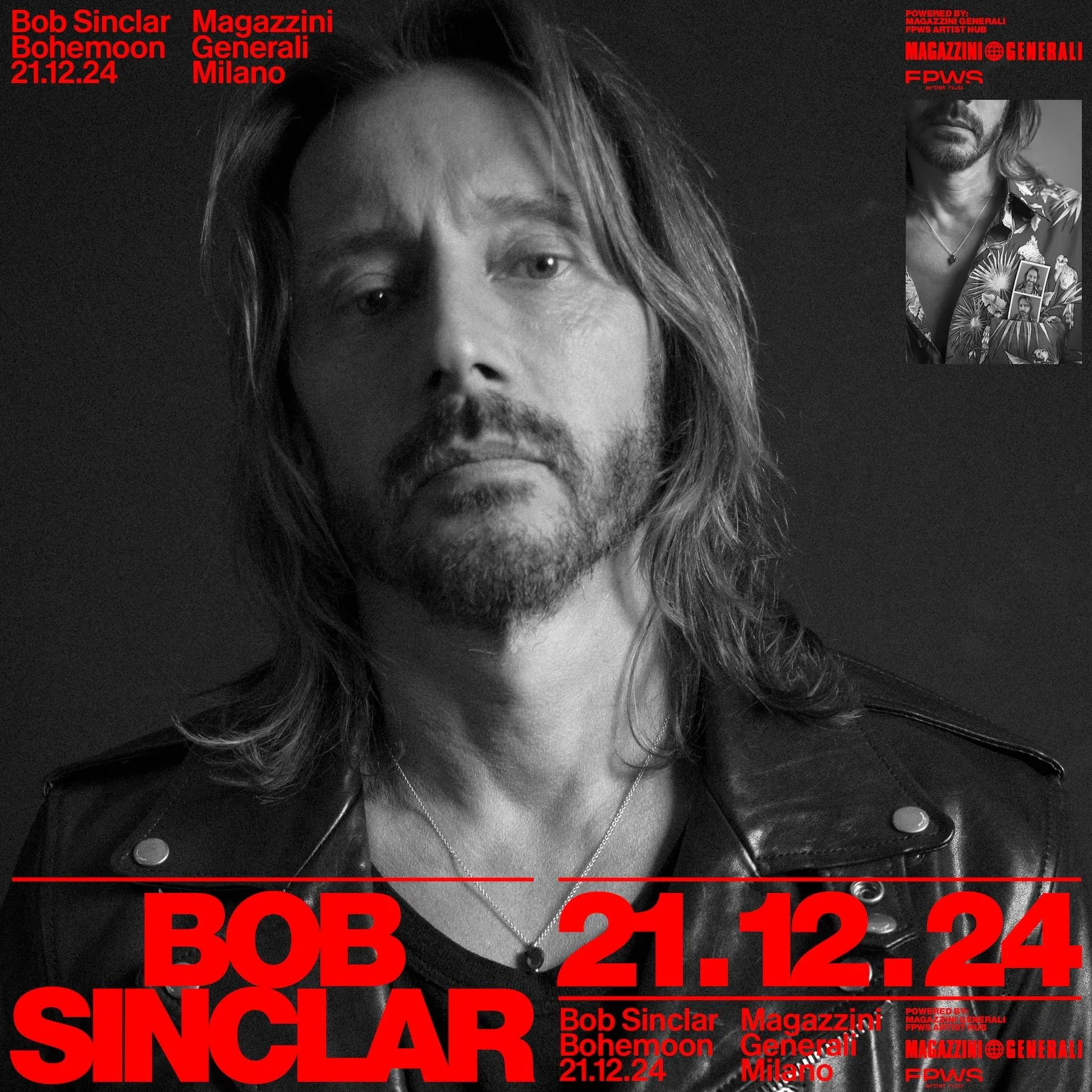 Bob Sinclar torna in Italia: il 21 dicembre ai Magazzini Generali