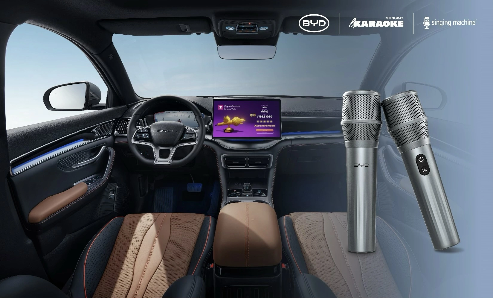 BYD, Singing Machine e Stingray: una partnership innovativa per il karaoke in auto