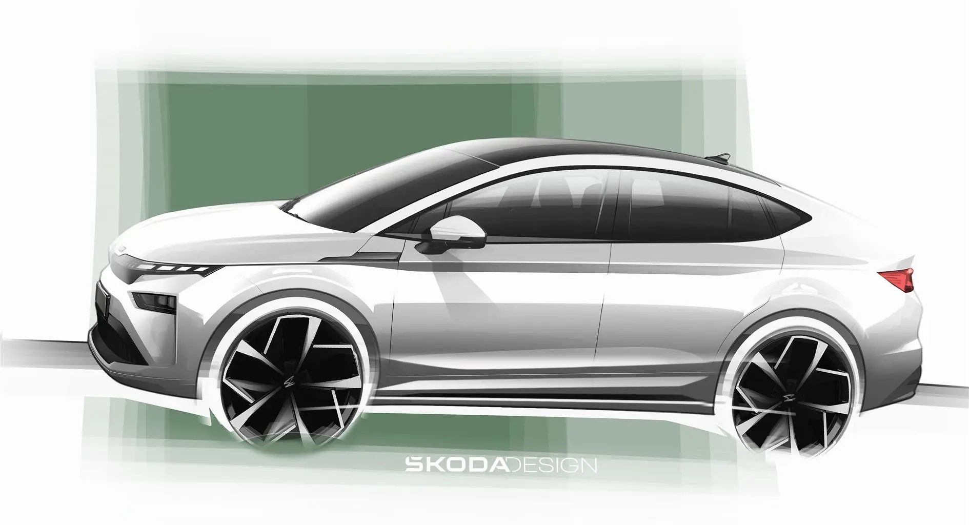 Skoda Enyaq: ecco i primi bozzetti del restyling