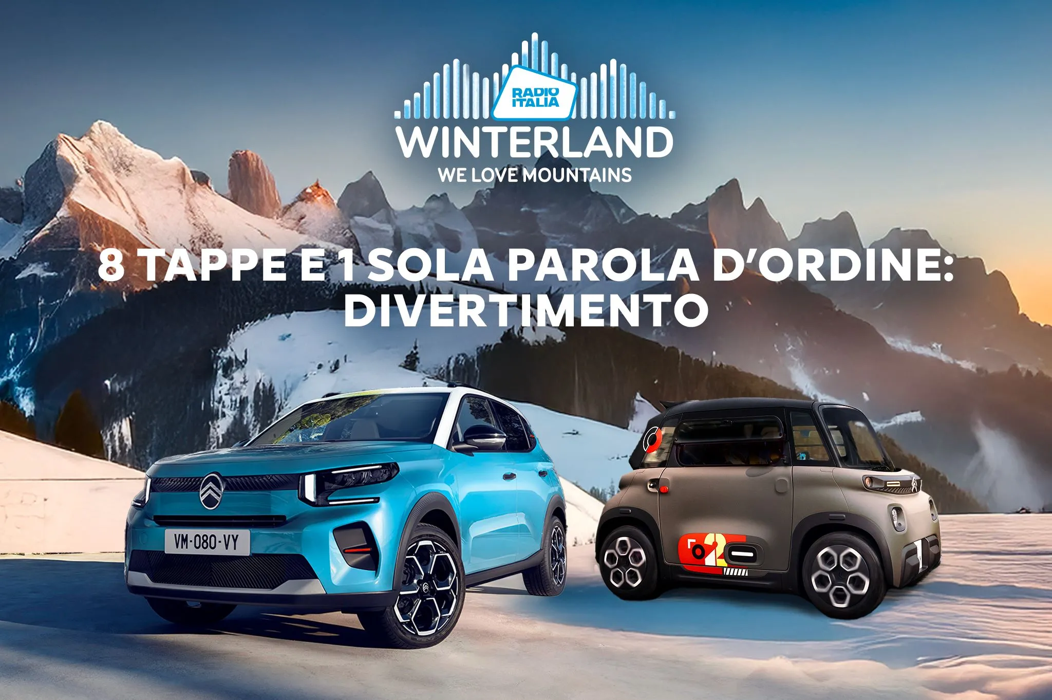 Citroën protagonista di “Radio Italia Winterland Tour”