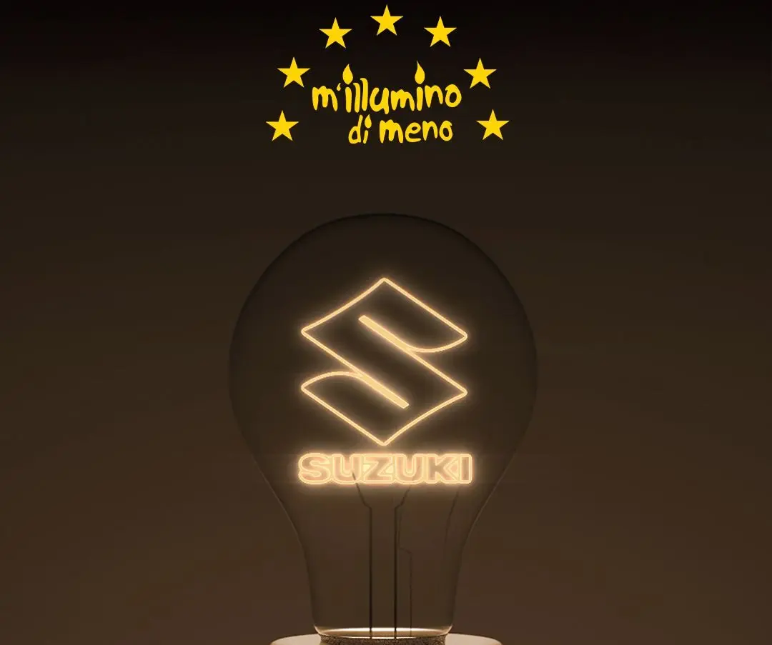 Suzuki ha aderito alla campagna "M’illumino di meno"