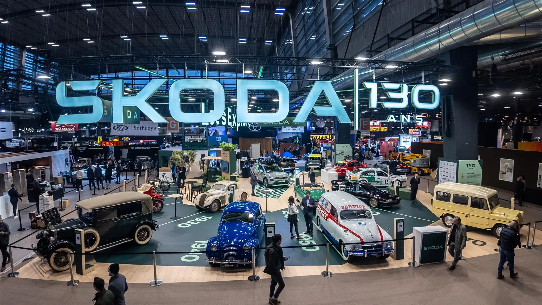 Skoda celebra 130 anni di storia con una straordinaria esposizione a Rétromobile