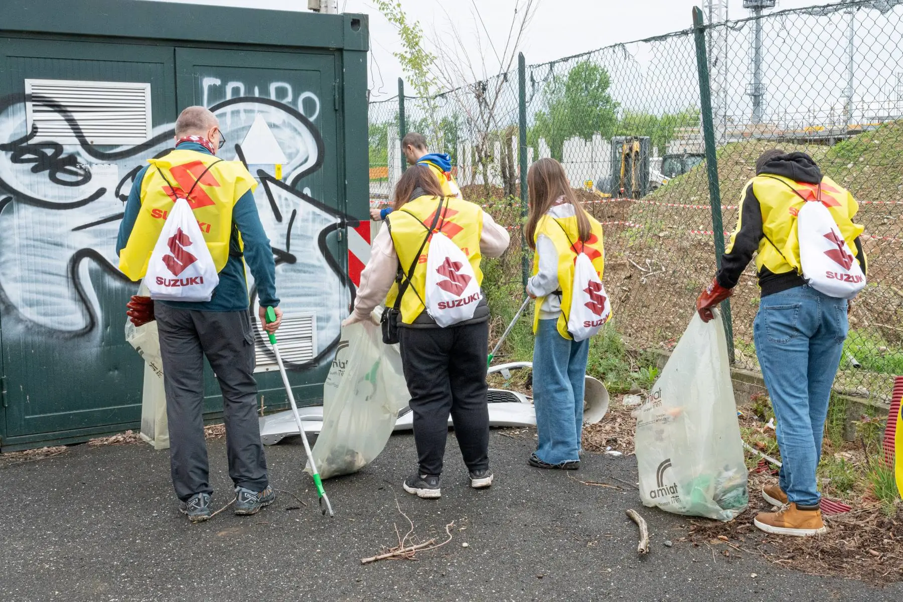 Suzuki Save The Green: raccolti 200kg di rifiuti
