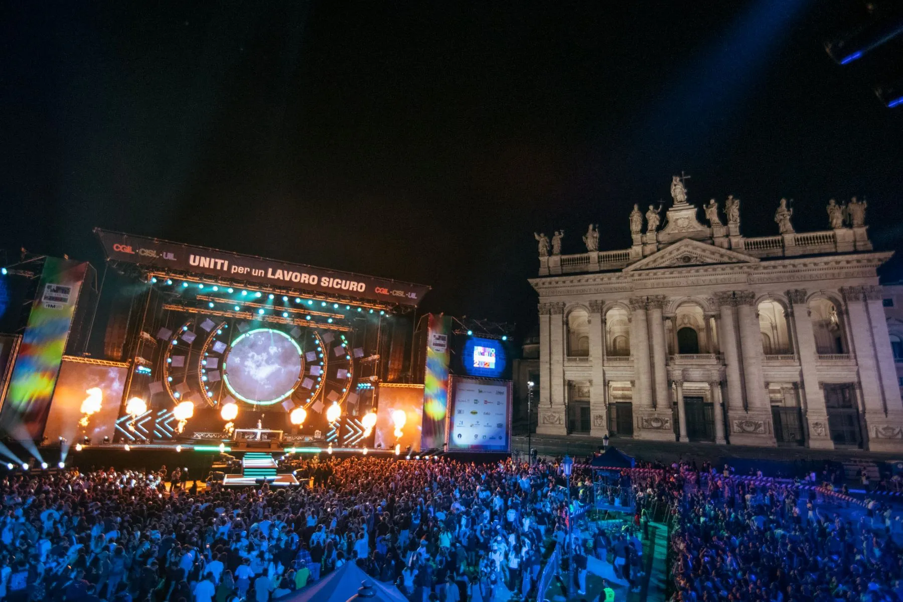Grande successo per il CONCERTO DEL PRIMO MAGGIO DI ROMA