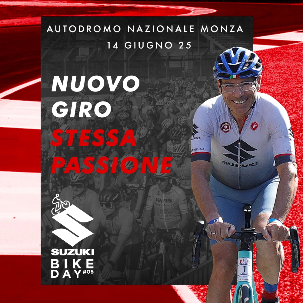 Suzuki Bike Day 2025: Monza pronta ad accogliere ciclisti di tutte le età