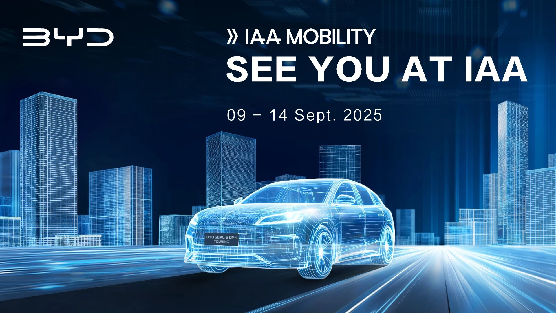 BYD svela la nuova SEAL 6 DM-i TOURING all’IAA Mobility 2025 di Monaco