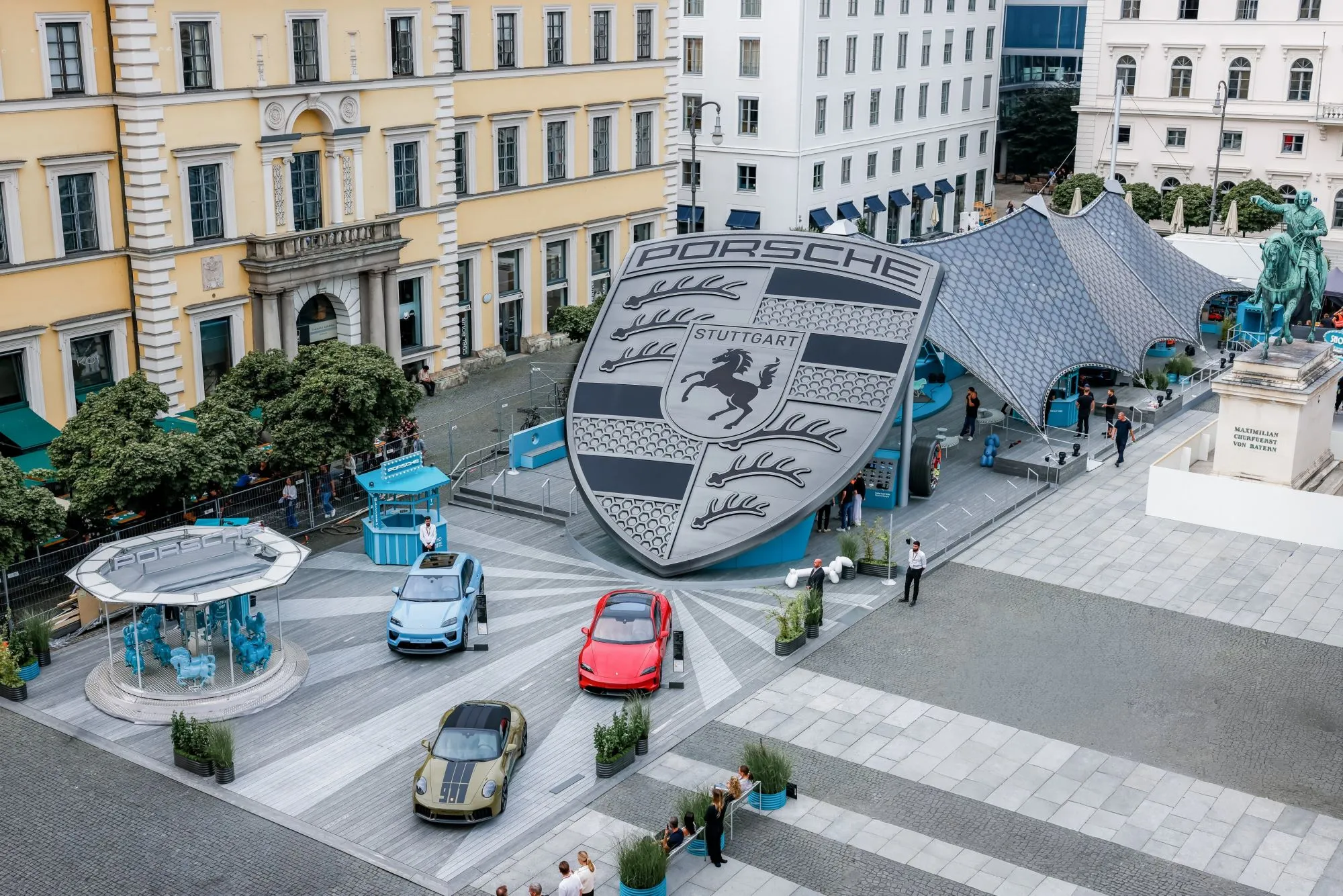 Open Space all'IAA MOBILITY di Monaco: forte presenza del Marchio sotto lo stemma Porsche