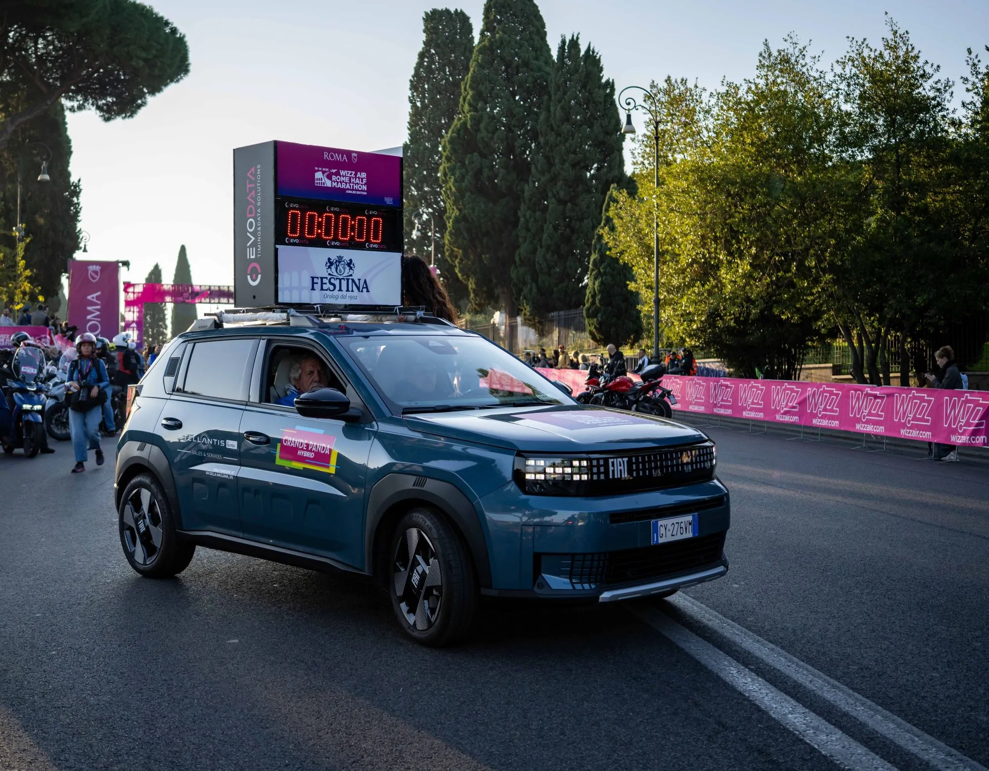 FIAT e Wizz Air Rome Half Marathon 2025: mobilità sostenibile al centro della scena